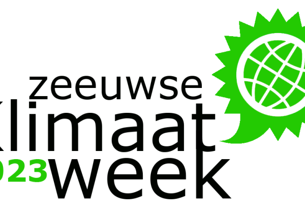 logo Zeeuwse klimaat week 2023 met tekst en wereldbol