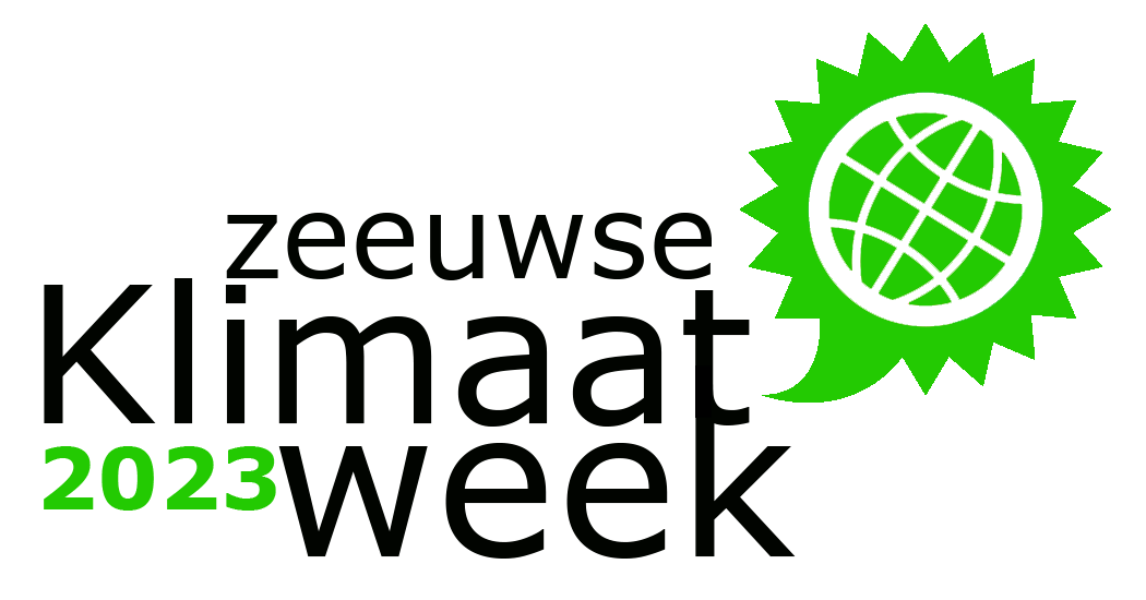 logo Zeeuwse klimaat week 2023 met tekst en wereldbol